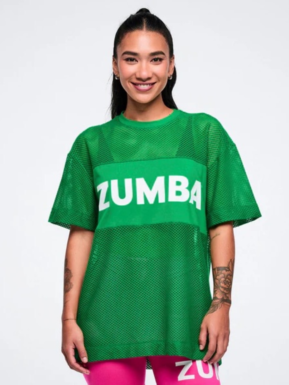 Zumba Color Spree mesh top